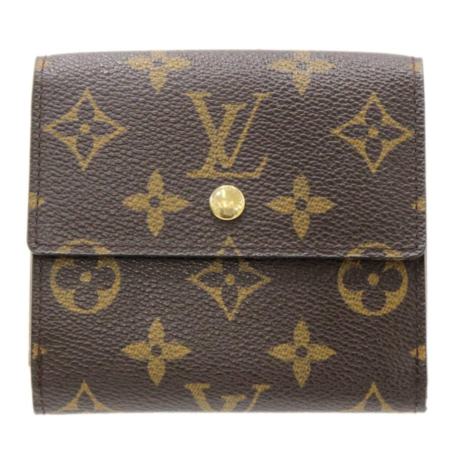 LOUIS VUITTON/ルイヴィトン ポルトモネビエ カルトクレディ Wホック 二つ折り財布 モノグラム M61652 TH0033 NT-mi Bランク｜netrebirth｜02