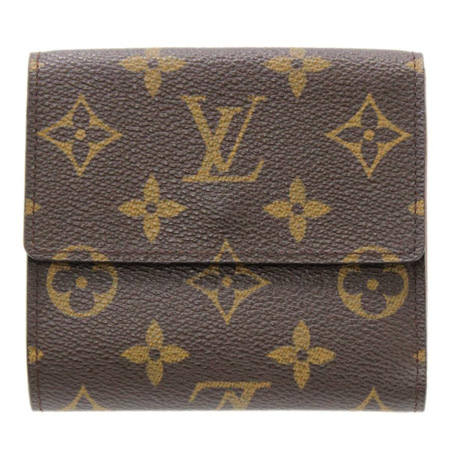 LOUIS VUITTON/ルイヴィトン ポルトモネビエ カルトクレディ Wホック 二つ折り財布 モノグラム M61652 TH0033 NT-mi Bランク｜netrebirth｜03