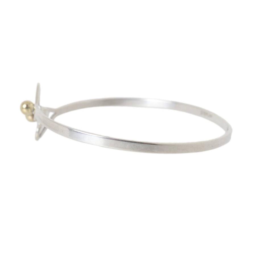 TIFFANY&Co.（ティファニー） フック＆アイ ダブルハート バングル 18K