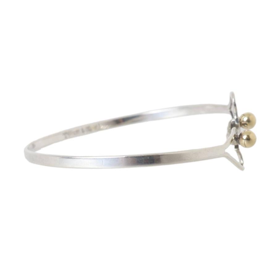 TIFFANY&Co.（ティファニー） フック＆アイ ダブルハート バングル 18K