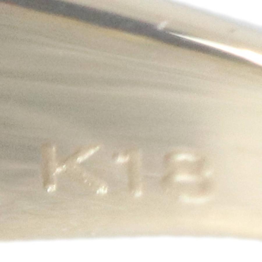 K18 ゴールド マリンチェーン アンカー チェーン デザイン リング 指輪 12号 2.5g KA 磨き仕上げ品 Aランクの画像