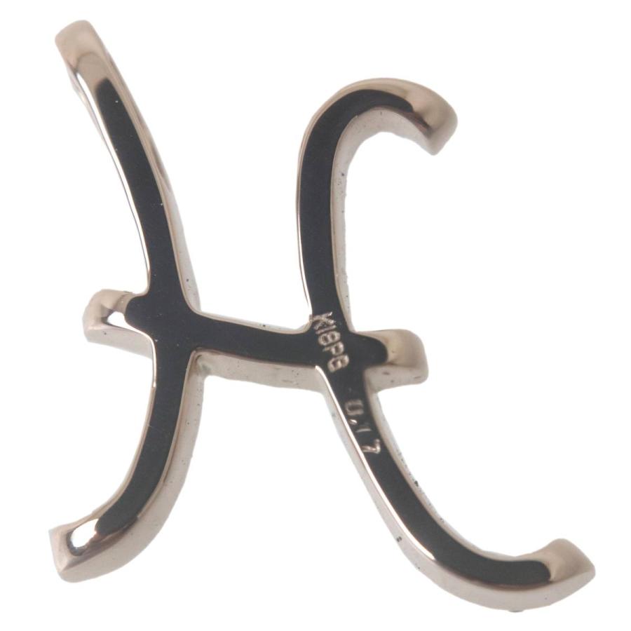 K18PG ピンクゴールド ダイヤモンド H イニシャル モチーフ デザイン ペンダント トップ 0.17ct 2.0g KA 磨き仕上げ品 Aランク_3