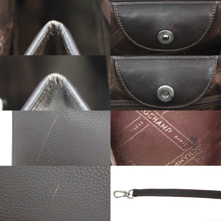 LONGCHAMP ロンシャン レザー トートバッグ ハンドバッグ オール