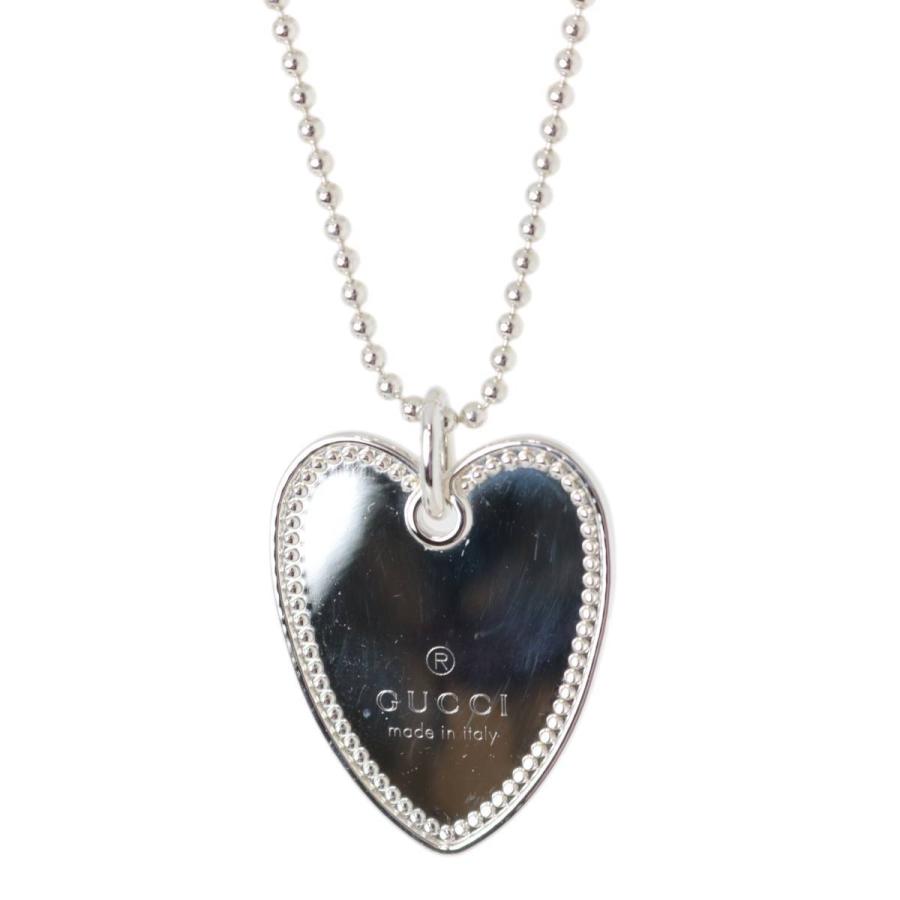 Gucci グッチ ハートプレートネックレス ハートタグ ペンダント ボールカットチェーン シルバー 925 メンズ レディース Ks 美品 Aランク Ks22hc01 ブランドショップリバース 通販 Yahoo ショッピング