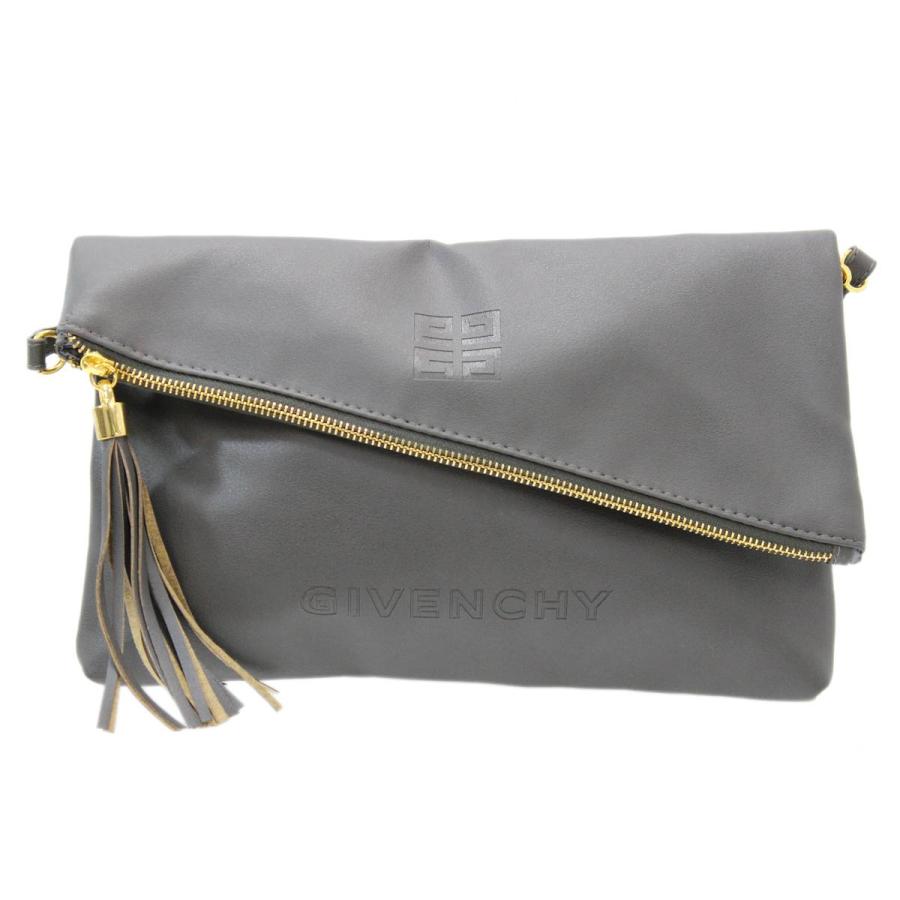 GIVENCHY ジバンシィ　ショルダーバッグ　タッセル　グレー GIVENCHY ジバンシィ ショルダーバッグ PVC フリンジタッセル