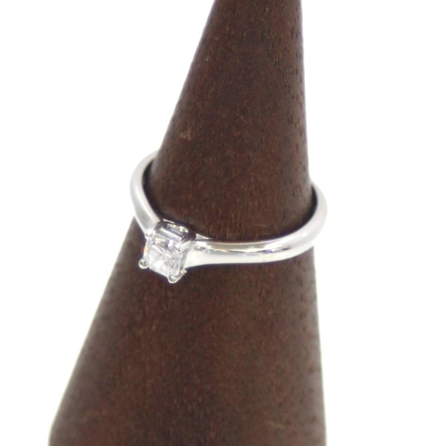 TIFFANY&Co.（ティファニー） Pt950 ダイヤモンド リング プリンセ 