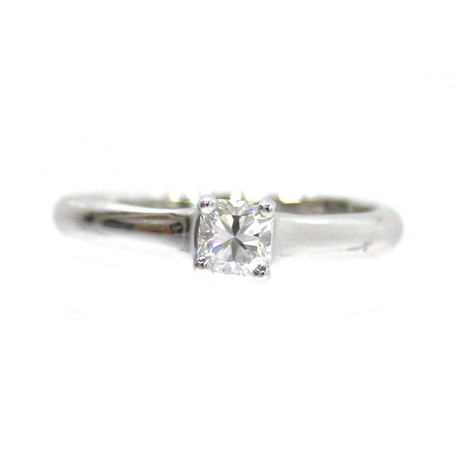 TIFFANY&Co.（ティファニー） Pt950 ダイヤモンド リング プリンセ 