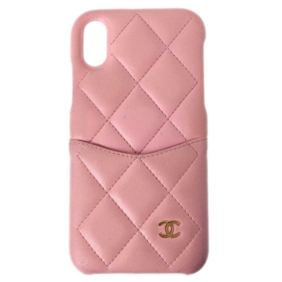 Chanel シャネル Iphone X マトラッセクラシックケース 携帯 スマホカバー ピンク アイフォンケース Kz Kzfhc02 ブランドショップリバース 通販 Yahoo ショッピング