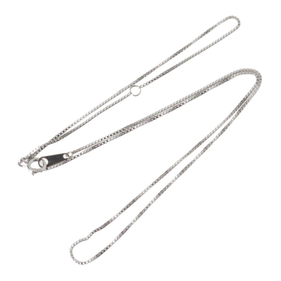 ベネチアン チェーンネックレス Pt850 プラチナ850 首周り約40.2cm 