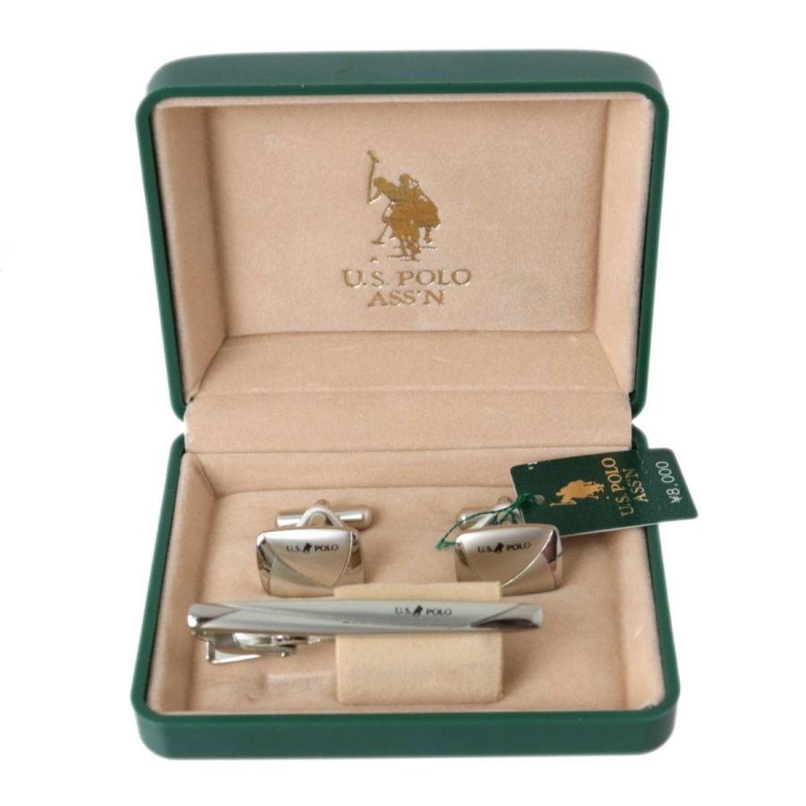U.S. POLO ASSN. ユーエスポロアッスン カフス タイピン セット