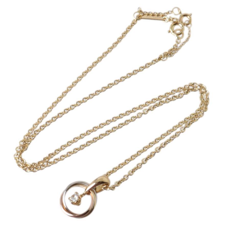 Cartier カルティエ ベニートリニティ 1Pダイヤ ネックレス Cartier カルティエ ベニートリニティ 1Pダイヤ ネックレス