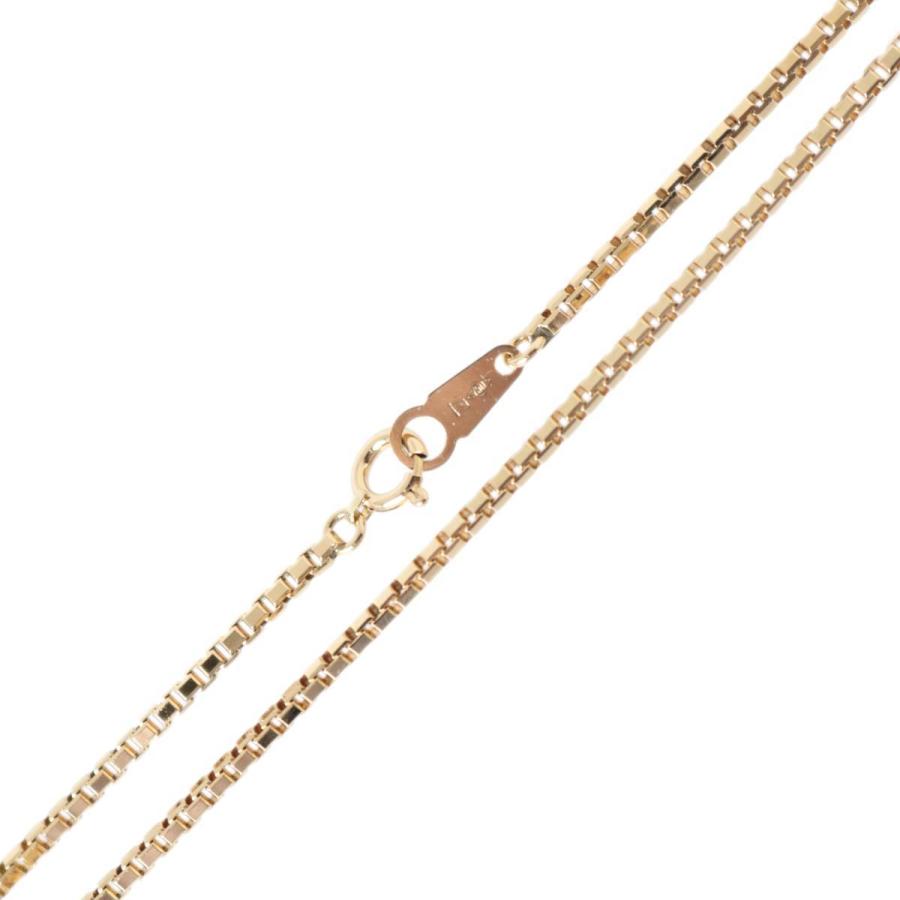 ベネチアン チェーンネックレス K18 18金 YG イエローゴールド 造幣局