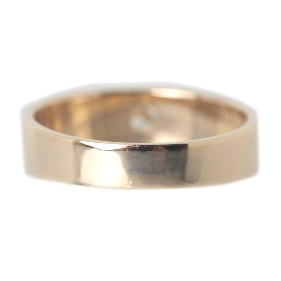 ダイヤリング 指輪 K18 18金 ダイヤモンド 0.15ct YG イエローゴールド 