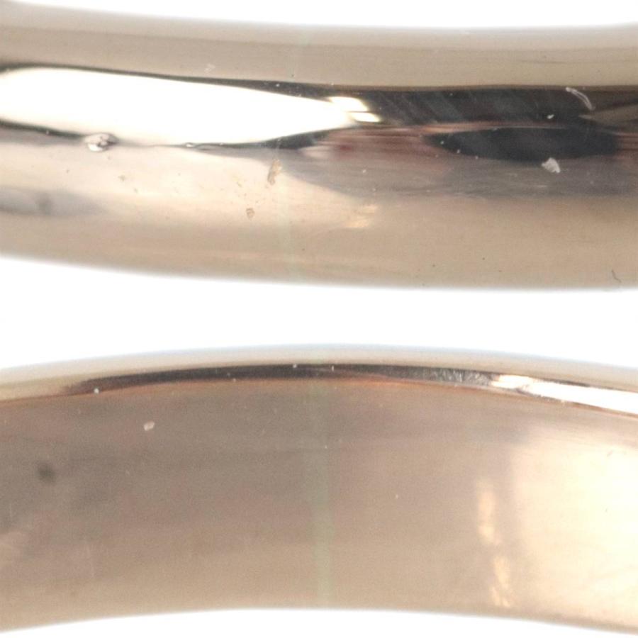 甲丸リング 後光留 指輪 K18 18金 ダイヤモンド 刻印無 約0.03ct YG イエローゴールド 9.5号 重量約2.3g NT 磨き仕上げ品 Aランクの画像