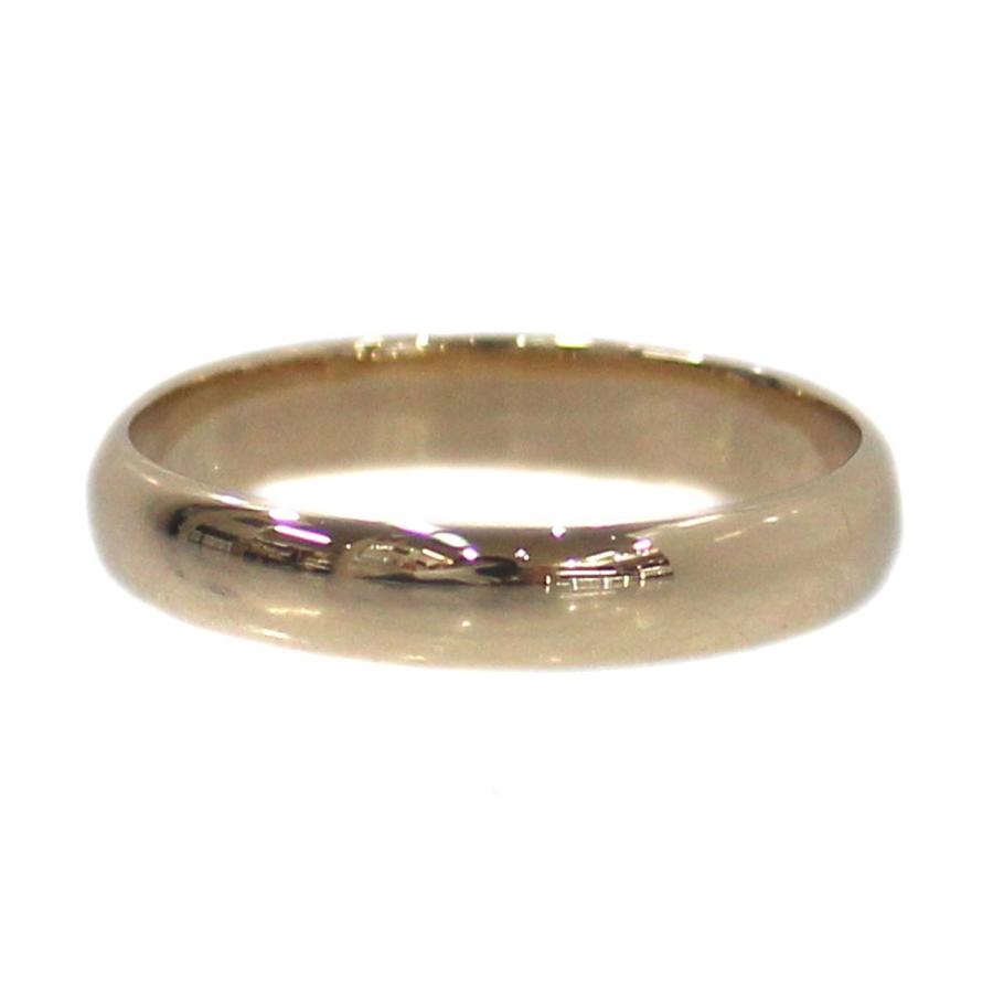 K18 ゴールド 甲丸 シンプル リング 13号 2.8g KA 磨き仕上げ品 A