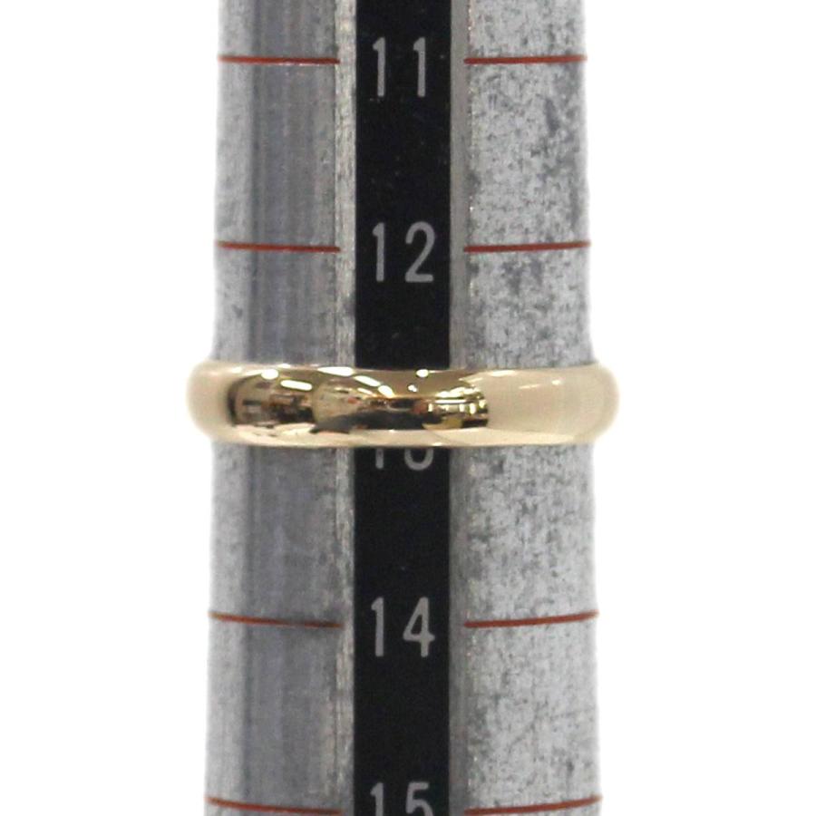 K18 ゴールド 甲丸 シンプル リング 13号 2.8g KA 磨き仕上げ品 A