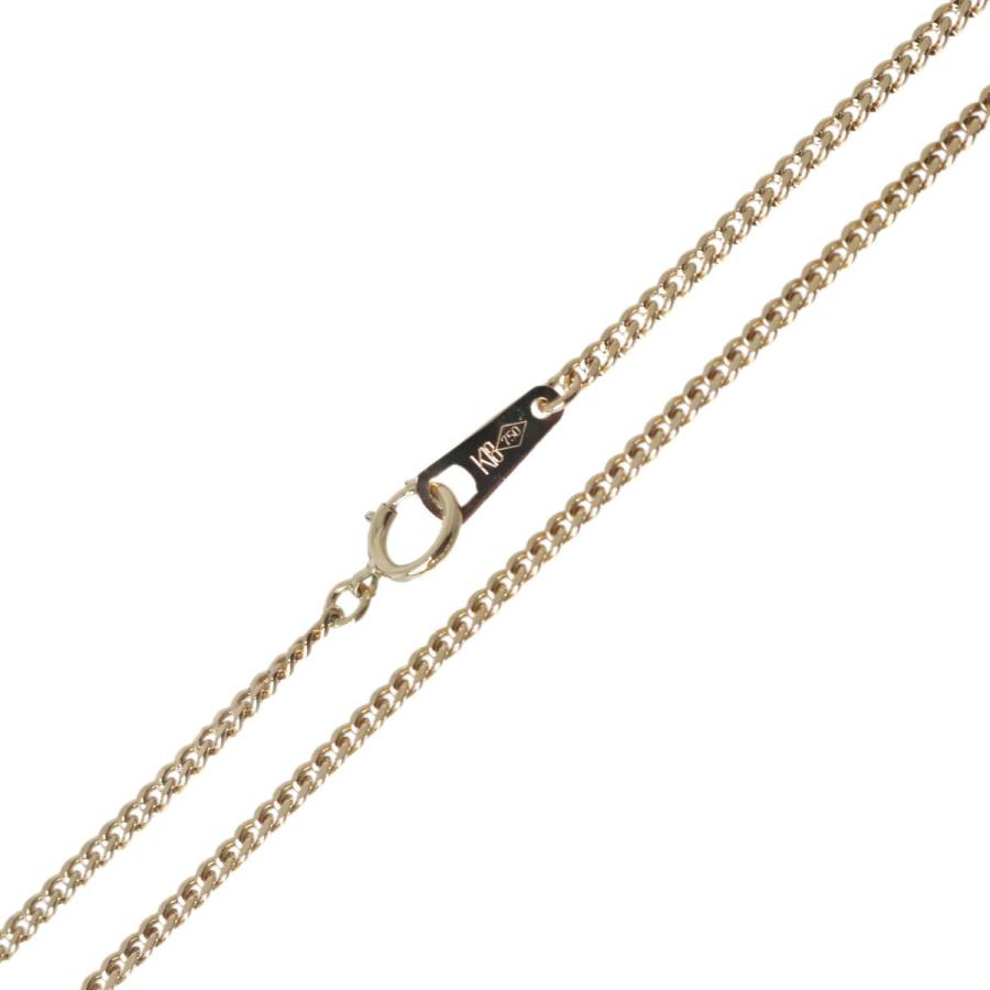 K18 ゴールド 2面 シングル 喜平 ネックレス チェーン 60cm 8.1g KA