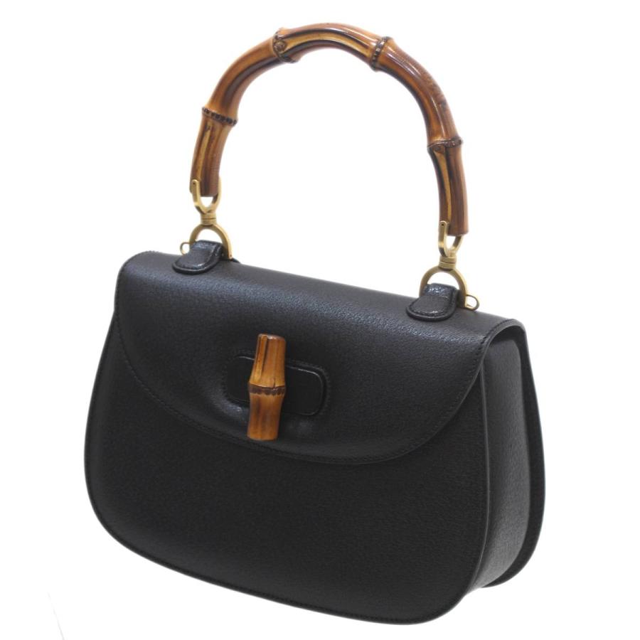 GUCCI（グッチ） ハンドバッグ バンブー ブラック 000・926・0633