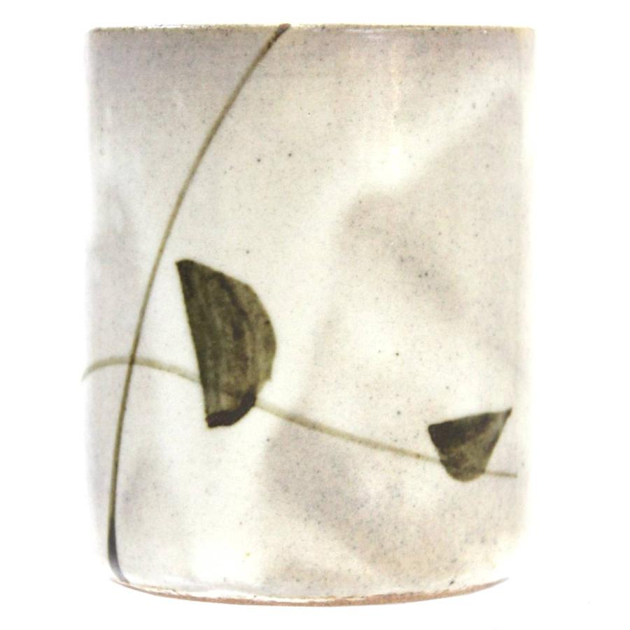 織田信長　湯呑みセット 日本クラフト 古織作 萩焼調 湯呑 5個セット 茶器 陶器 共箱 NT