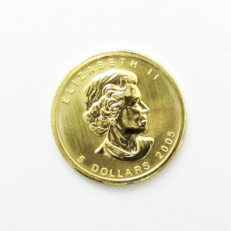 K24 24金 純金 ゴールド メイプルリーフ金貨 1/10 オンス コイン 3.1g 