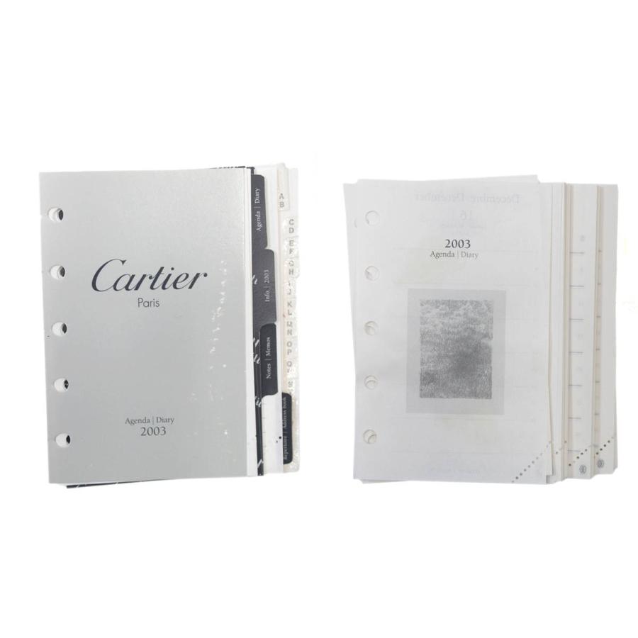限定販売 Cartier / カルティエ アジェンダ 手帳 マスト ボルドー エナメル加工レザー NO BCランク
