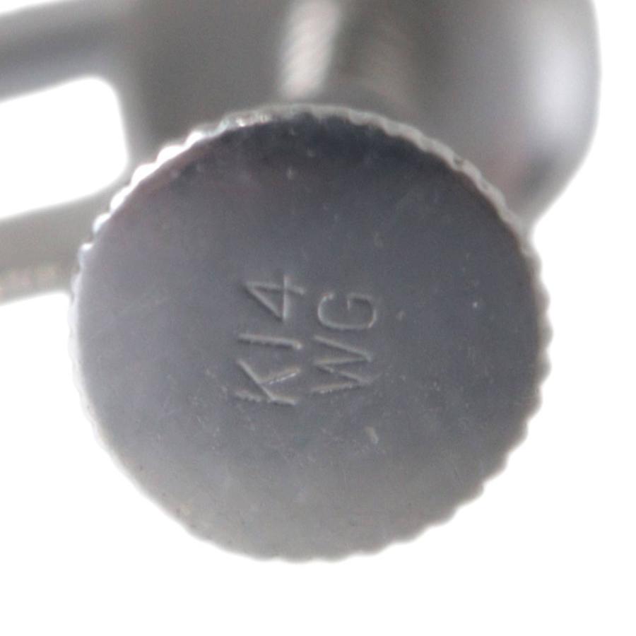 パールイヤリング 本真珠×金具K14WG ピンク系オフホワイト 7.1mm・4.0