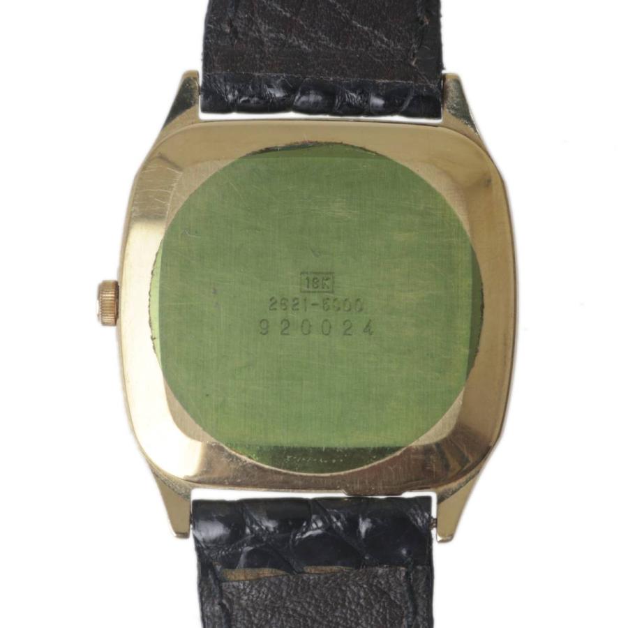 SEIKO（セイコー） メンズクォーツ K18ケース K18尾錠 レザーベルト