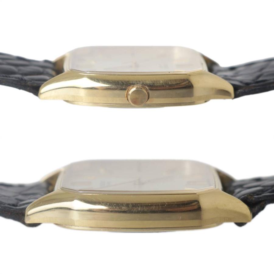SEIKO（セイコー） メンズクォーツ K18ケース K18尾錠 レザーベルト