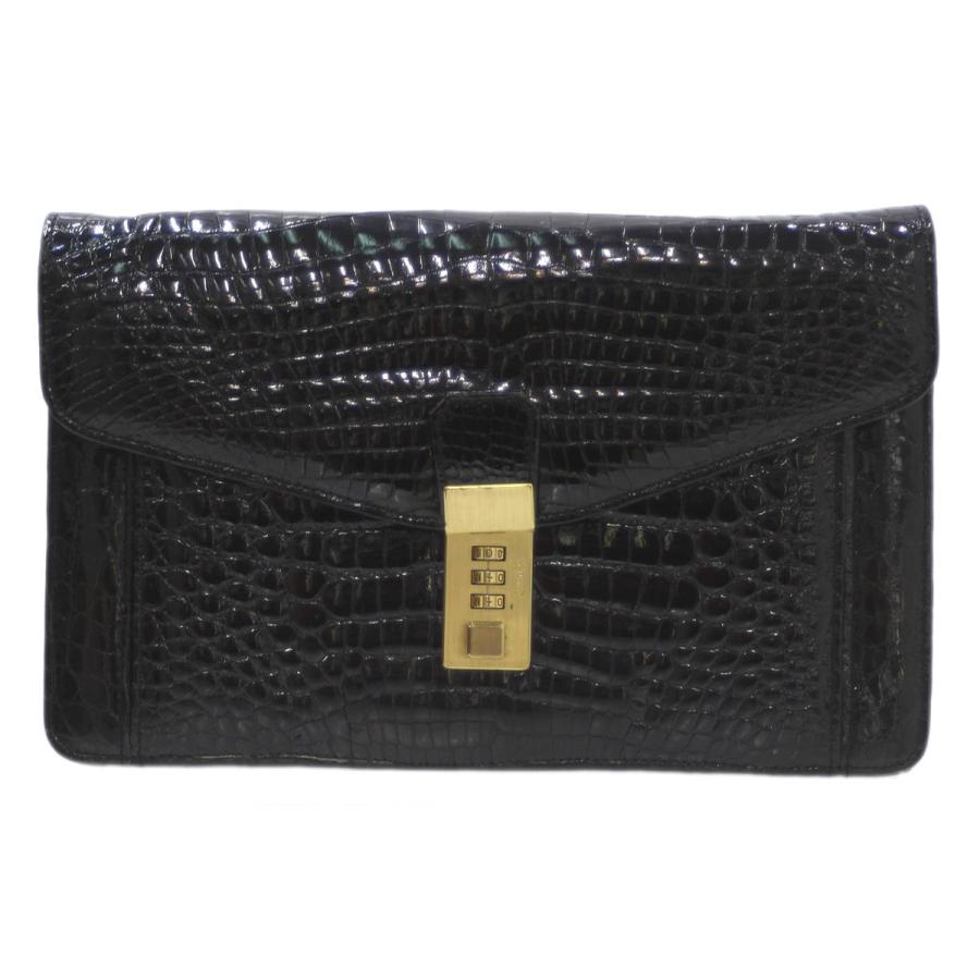 クロコダイル本革　セカンドバッグ　 ダイヤルロック式 楽天市場】【5％オフクーポン】クロコダイル メンズ ビジネスバッグ