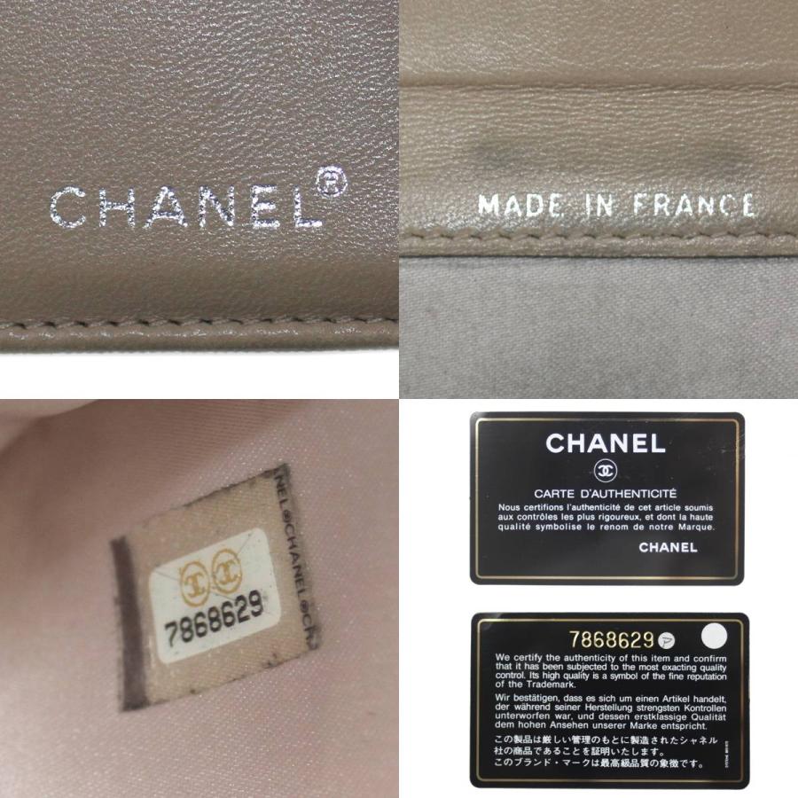 CHANEL（シャネル） 三つ折り財布 ギャランティーカード シール有 