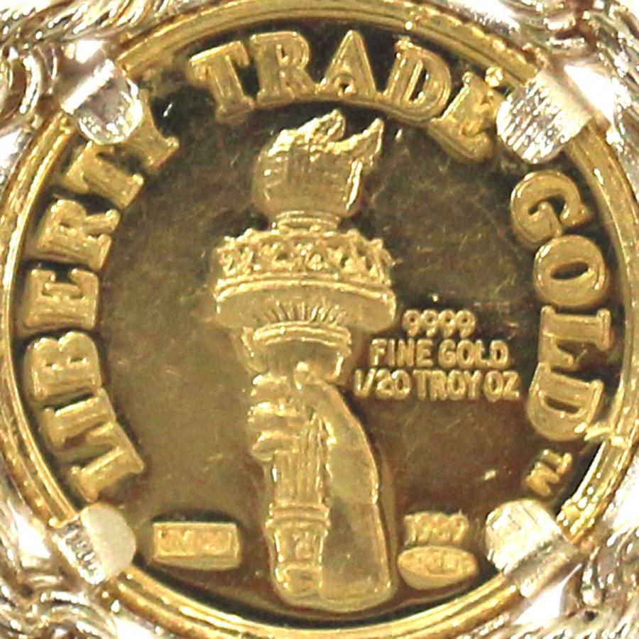 K24 純金 リバティトレード ゴールド金貨 コイン 1/20OZ 自由の女神