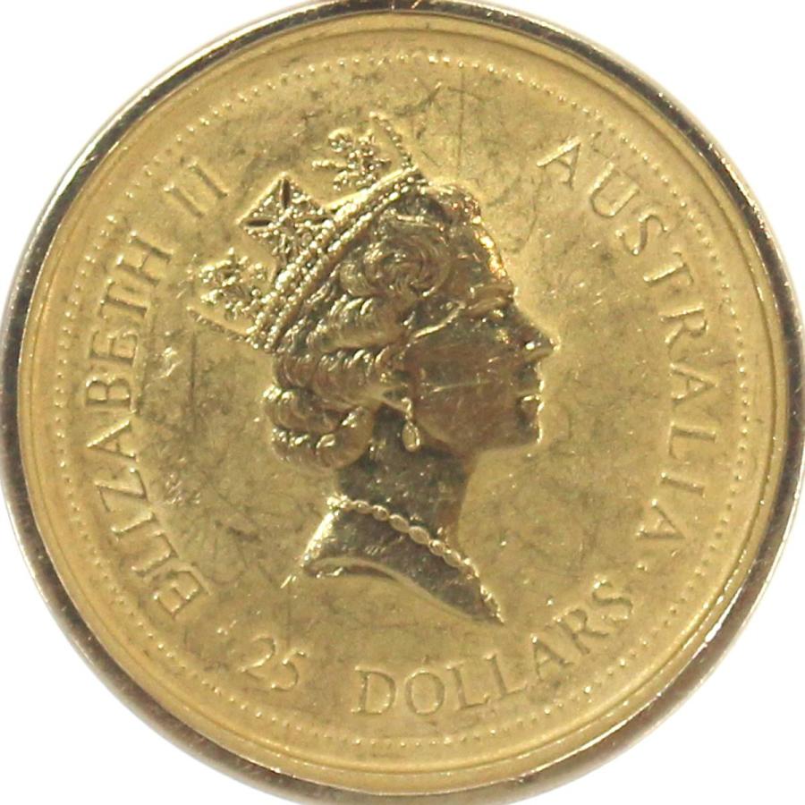 K24 純金 オーストラリア カンガルー 金貨 コイン 1/4OZ ペンダント