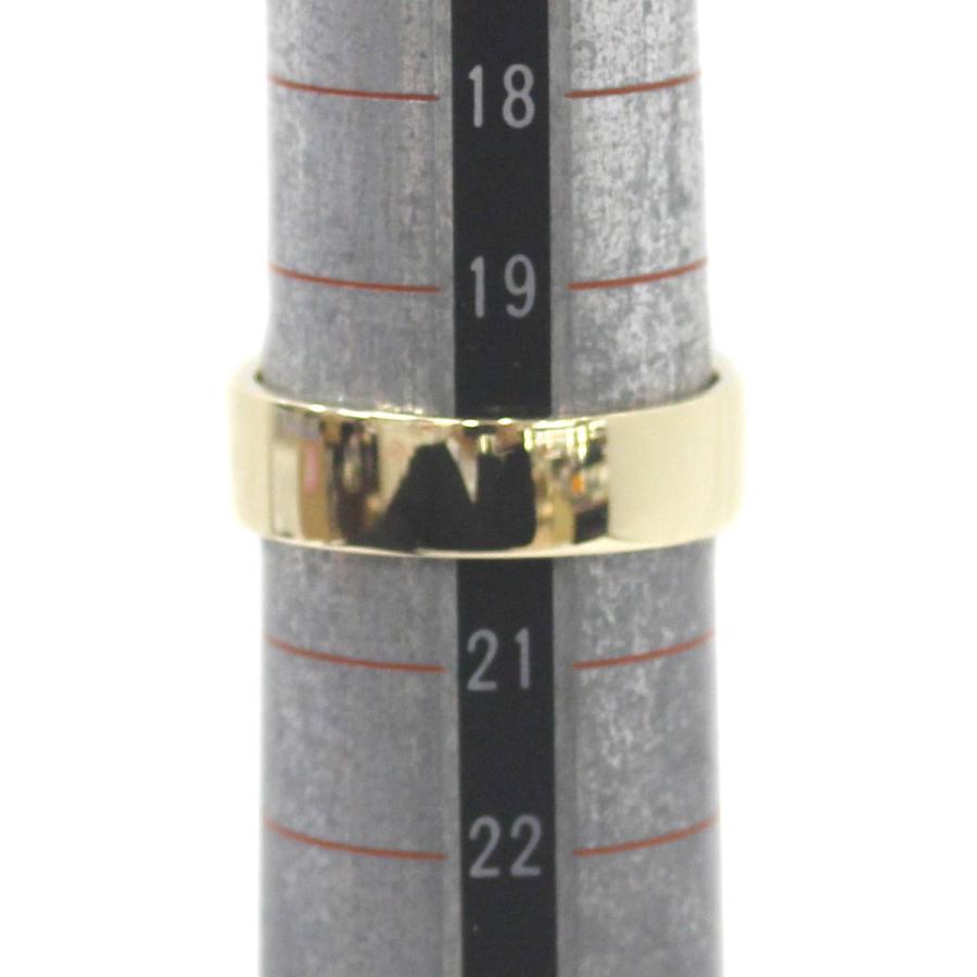 K18 ゴールド デザイン ダイヤモンドリング 指輪 20号 0.50ct 7.8g KA