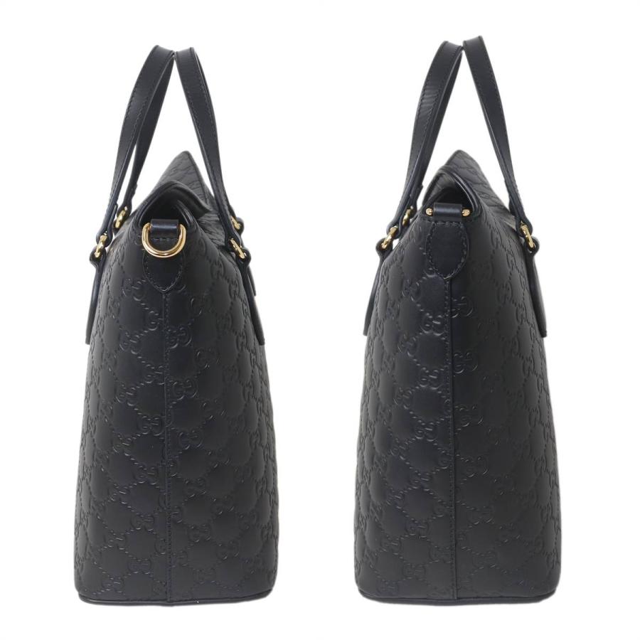 GUCCI/グッチ ハンドバッグ ショルダーバッグ グッチシマ ブラック 428226 ES Aランクの画像