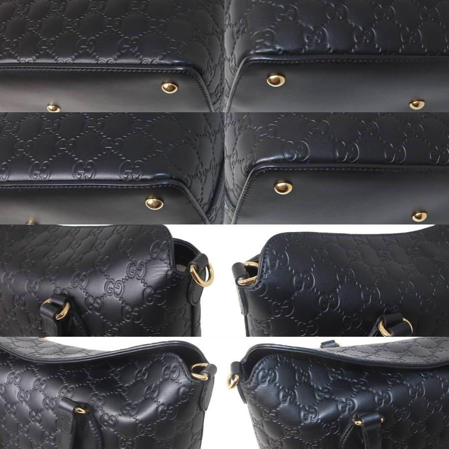 GUCCI/グッチ ハンドバッグ ショルダーバッグ グッチシマ ブラック 428226 ES Aランクの画像