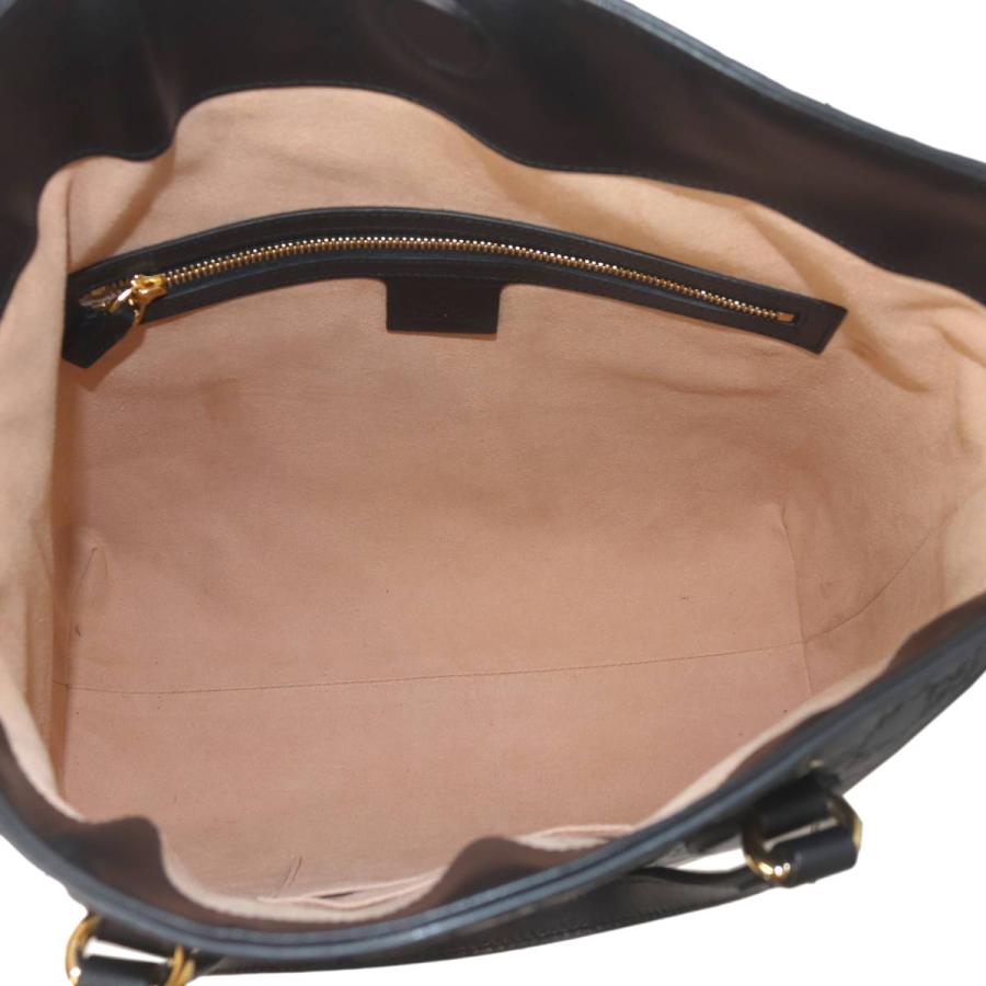 GUCCI/グッチ ハンドバッグ ショルダーバッグ グッチシマ ブラック 428226 ES Aランクの画像