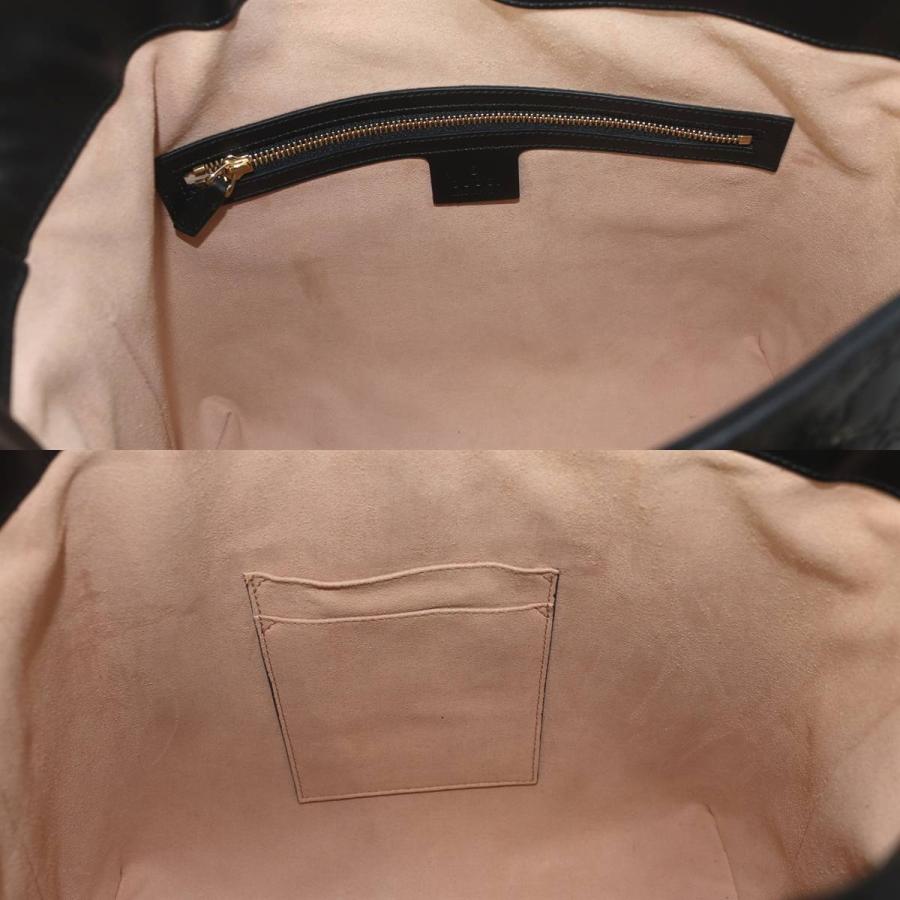 GUCCI/グッチ ハンドバッグ ショルダーバッグ グッチシマ ブラック 428226 ES Aランクの画像