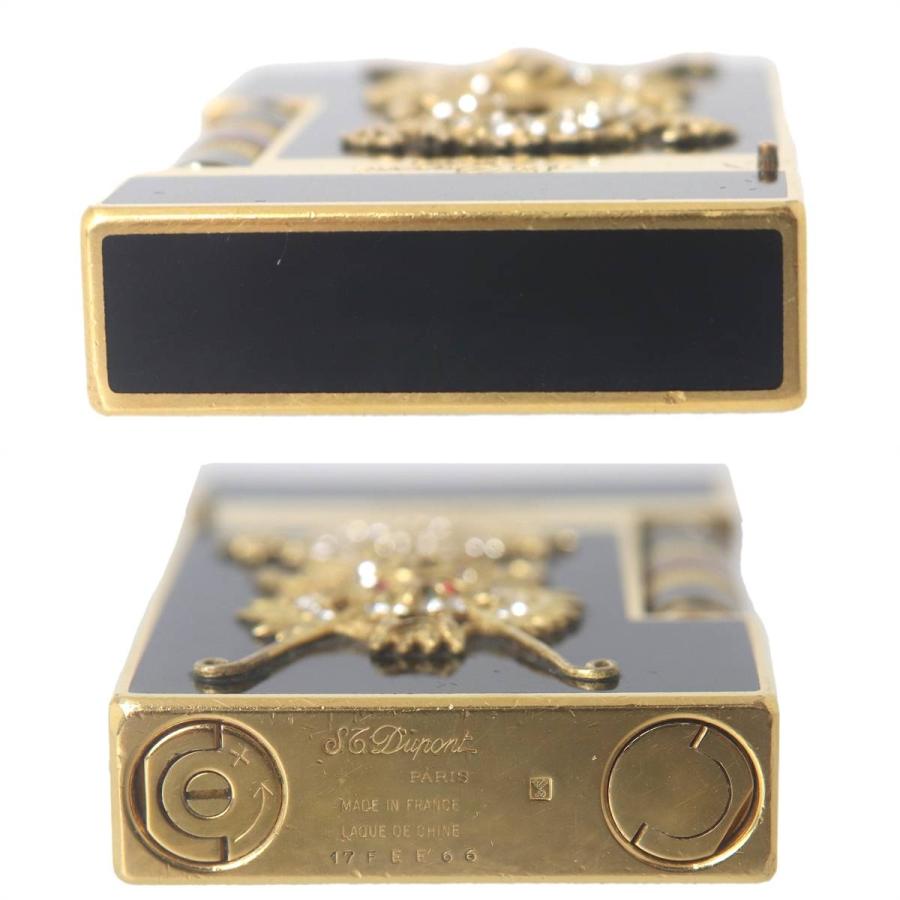 ST.デュポン 　ガスライター（銀）仏製　良品　未開封 S.T.DUPONT（エス・テー・デュポン） 希少 ガスライター ライン2 龍