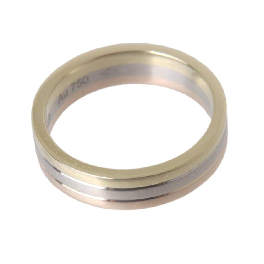 Cartier / カルティエ 三色リング 53 ULR049 Au750 18金 YG・PG・WG 6.3g 13号 NO 美品 Aランクの画像
