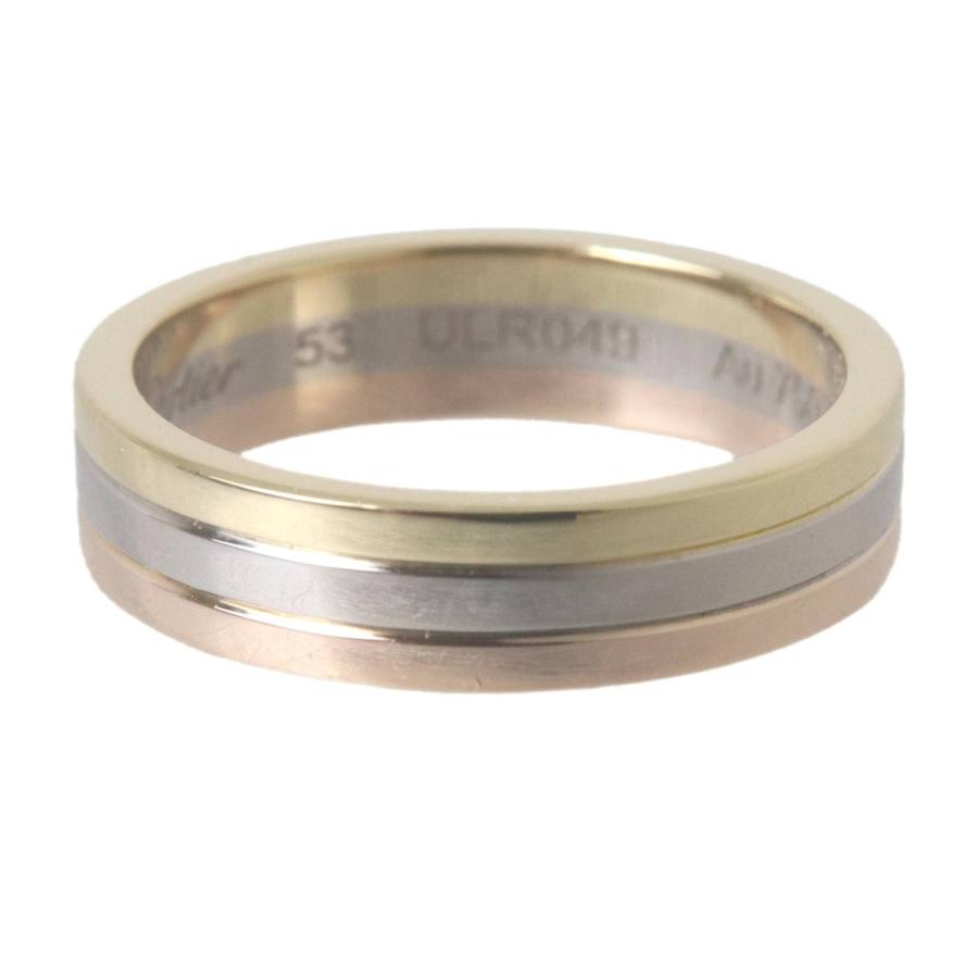 Cartier / カルティエ 三色リング 53 ULR049 Au750 18金 YG・PG・WG 6.3g 13号 NO 美品 Aランクの画像