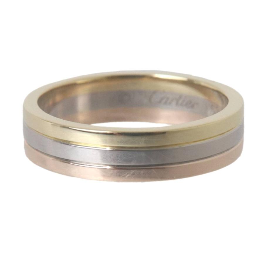 Cartier / カルティエ 三色リング 53 ULR049 Au750 18金 YG・PG・WG 6.3g 13号 NO 美品 Aランクの画像