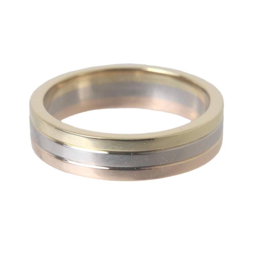 Cartier / カルティエ 三色リング 53 ULR049 Au750 18金 YG・PG・WG 6.3g 13号 NO 美品 Aランクの画像