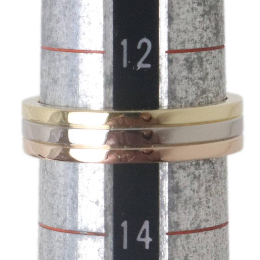 Cartier / カルティエ 三色リング 53 ULR049 Au750 18金 YG・PG・WG 6.3g 13号 NO 美品 Aランクの画像