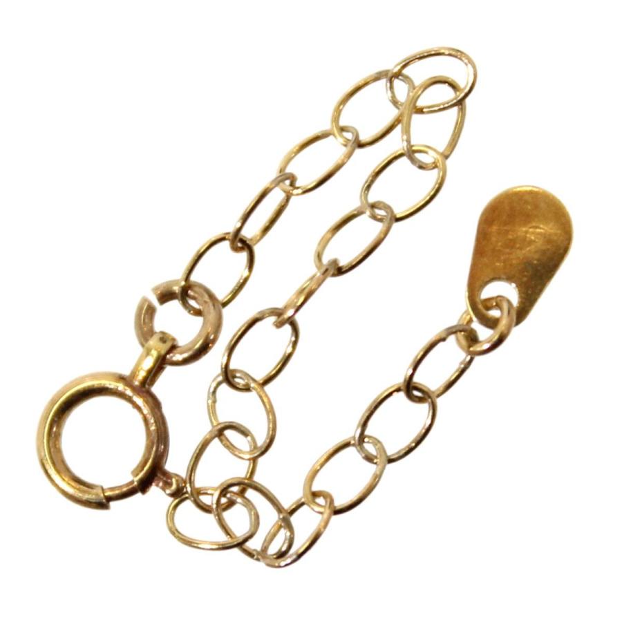 18金 K18YG チェーン アジャスター 別付けアジャスター K18YG/18金イエローゴールド 全長65mm チェーン幅