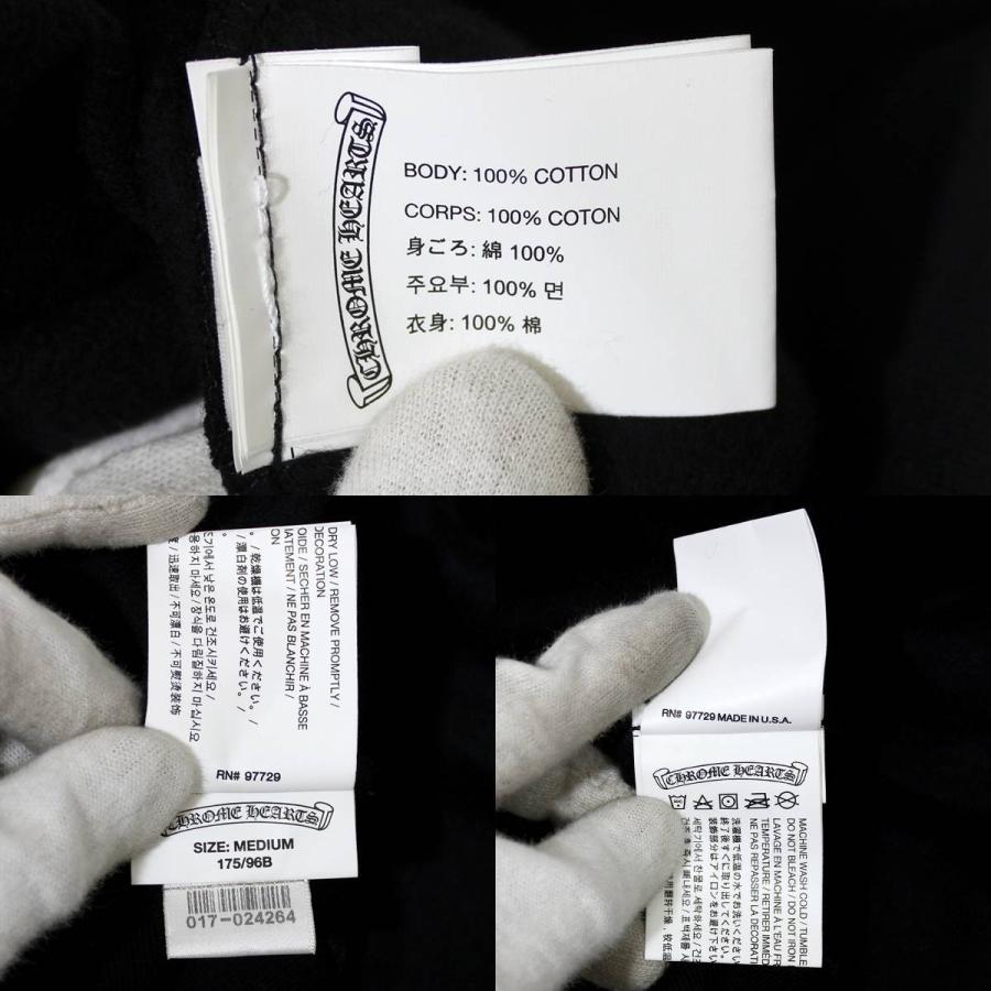 CHROME HEARTS HEARTS/クロムハーツ ジップパーカー 薄手