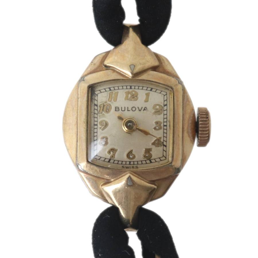 BULOVA 手巻き時計 スクエアケース メンズ BULOVA 手巻き時計 スクエア