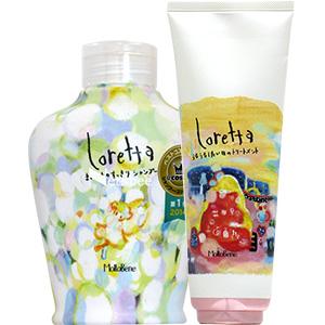 2点セット b-ex ロレッタ まいにちのすっきりシャンプー うるうるしたい日のトリートメント セット 300mL+240g ビーエックス | Loretta