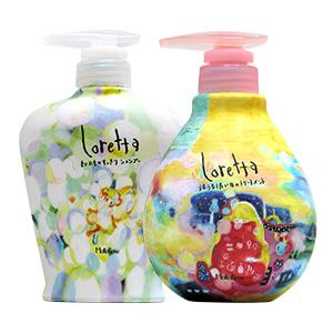 2点セット b-ex ロレッタ まいにちのすっきりシャンプー うるうるしたい日のトリートメント セット 600mL+500g ビーエックス | Loretta