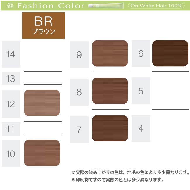 ホーユー プロステップ ファッションカラー 第1剤 BR ブラウン / 80g | PROSTEP | 07
