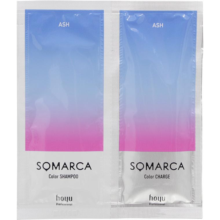 ホーユー ソマルカ カラーシャンプー＆トリートメント ペアパック アッシュ / 10mL+20g （メール便 対応） | hoyu